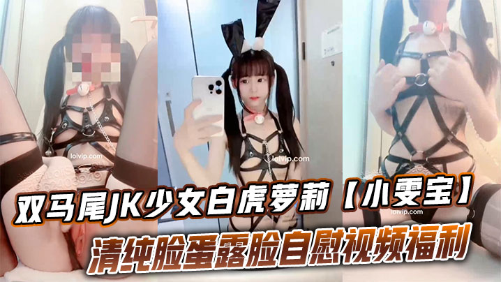 双马尾JK少女白虎萝莉【小雯宝】清纯脸蛋露脸自慰视频福利